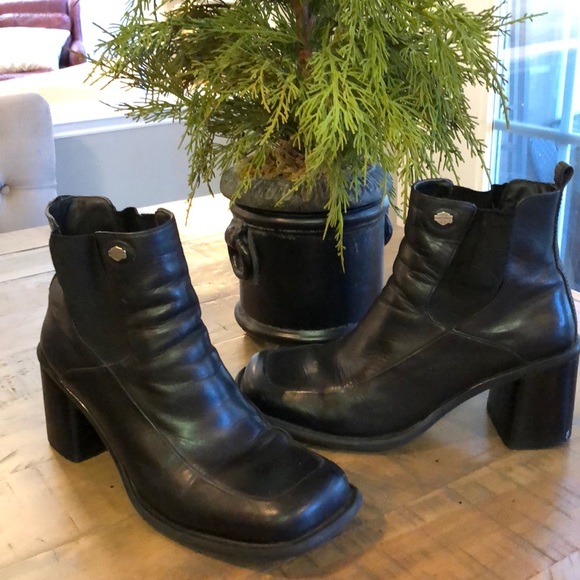 Harley-Davidson Shoes - Harley Davidson Black Leather Boots